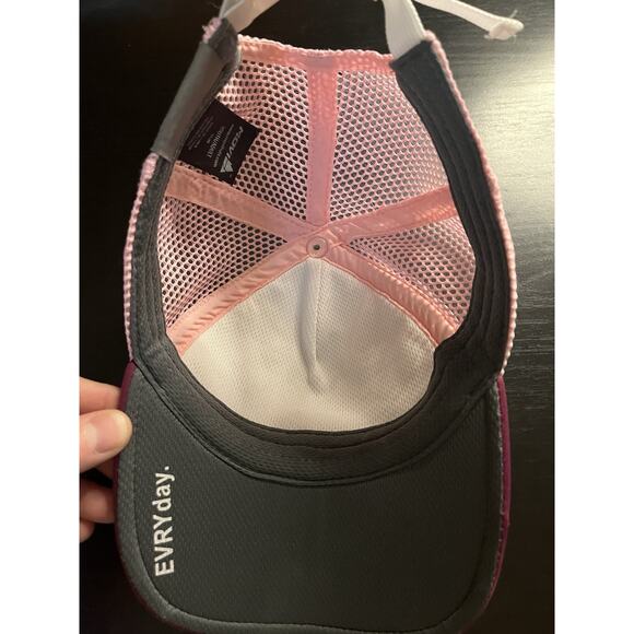 MOVI Sunset Trucker Hat EVRYday Logo Mesh Cap Pink/Orange Gradient - Picture 4 of 6